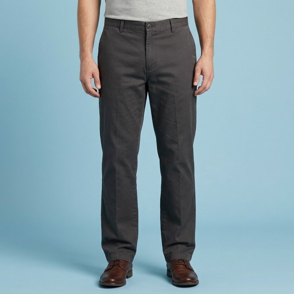 Dockers‎ Classic Fit Chino Pants Mens 38x34 Gray Straight Leg